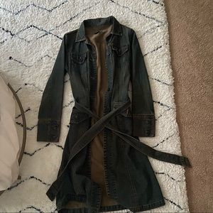 Vintage denim Trenchcoat